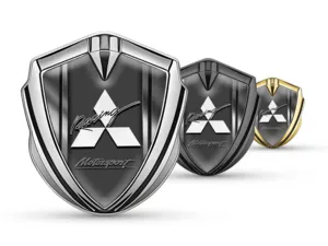 Mitsubishi Emblem Metall Abzeichen Moderner Finish HighEnd Feel